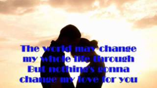 Nothings Gonna Change My Love For You by Glen Medeiros [upl. by Cuthburt]