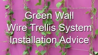 Wire Trellis Video Installation Guide  S3i Group [upl. by Yduj]