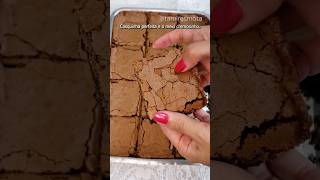 Você já tem tudo para fazer um brownie de casquinha perfeita agora  Tamires Mota [upl. by Oidivo376]