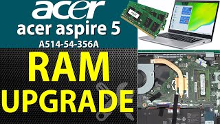 How to upgrade ram on Acer Aspire 5 A51454356A [upl. by Enia468]