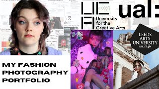 my accepted photography portfolio UAL UCA Leeds Salford my tips and advice [upl. by Niboc]