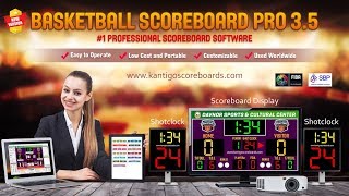 Basketball Scoreboard Software [upl. by Nileek]