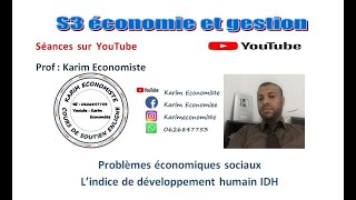 problèmes économiques et sociaux quot Indice de développement humain IDH quot [upl. by Suneya629]