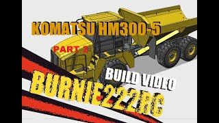 Making a 3D Printed RC DUMP TRUCK  Komatsu HM3005  PART 2 [upl. by Eiramllij]