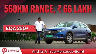 MercedesBenz EQA 250 EV 120km Range Test amp Review  Most Affordable Luxury Electric Car in India [upl. by Ennaeirrac]