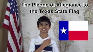 The Pledge of Allegiance to the Texas State Flag [upl. by Pierpont]