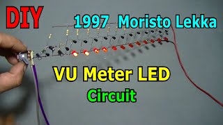 DIY 1997 Moristo Lekka VU Meter LED Circuit [upl. by Amzaj829]