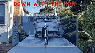 Home Owner Told By HOA To Build A Fence To Hide His Boat After Complaints getback petty funny [upl. by Knowles]