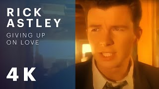 Rick Astley  Giving Up On Love Official Video 4K Remaster [upl. by Kammerer]