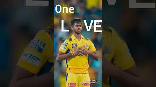 one love for CSK 💛💛💛matheeshapathirana dhoni ruturaj jaddu venpuraschannel [upl. by Eah277]