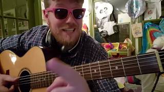 Here With Me  Marshmello x CHVRCHES  easy guitar tutorial beginner lesson [upl. by Drol]