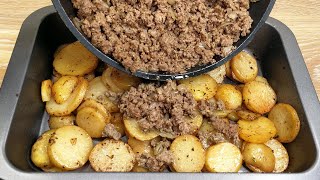 einfaches und schnelles Rezept Kartoffeln mit Hackfleisch erfreuen die ganze Familie [upl. by Ebeneser692]