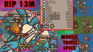 TAMINGIO KIRU DESTROY 13 MILLION HIGH SCORE amp TRIPLE SPIKES CLIPS ON MOBILE community clips [upl. by Mikiso]