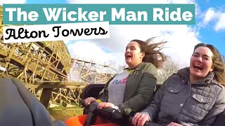 Wicker Man Ride at Alton Towers Resort [upl. by Dera736]