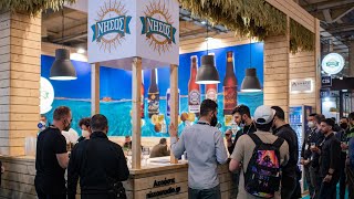 Our NISSOS beer stand at HORECA 2022 exhibition Το περίπτερο της μπύρας ΝΗΣΟΣ στη Horeca 22 [upl. by Finzer]