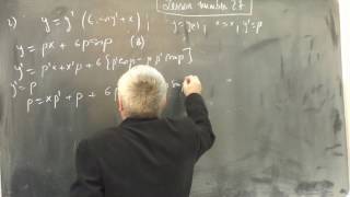 Lesson No 27  Lagrange and Clairaut equation [upl. by Hoag239]