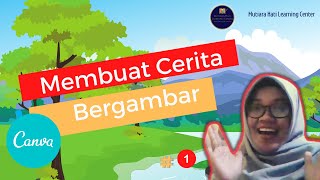 Membuart cerita bergambar di Canva 1 [upl. by Magen]