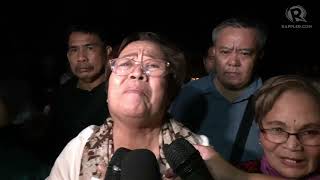 De Lima welcomed home in Iriga City Camarines Sur [upl. by Rennat]