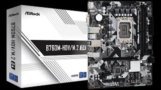 ASROCK B760MHDVM2 D4 🎯 Motherboard Unboxing and Overview [upl. by Barbara910]