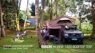 Setting up the Darche HiView 1400 Rooftop Tent  Camp Constancia Indang Cavite [upl. by Ayot]