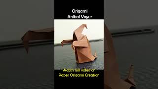 How To Make Origami Anibal Voyer  Halloween Decoration [upl. by Baoj]