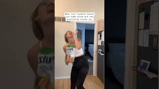 Even the sound of the ice maker makes me jump 😆 funnyshorts pregnant marriedlife [upl. by Lennox643]