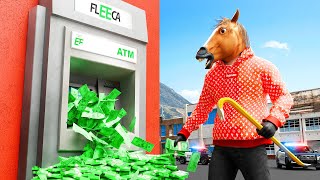 Robbing Every ATM Machine In GTA 5 RP [upl. by Xavier]