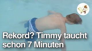 Rekord Timmy 9 taucht schon 7 Minuten Postillon24 [upl. by Eniar]