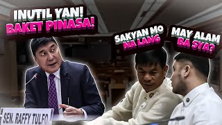 RAFFY TULFO AT COL BOSITA NAG HARAP SA SENADO  AMENDMENT OF RA 11235  DOBLE PLAKA LAW [upl. by Iey]