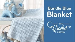 Easy Crochet Baby Bundle Blanket [upl. by Nysilla]