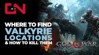 God of War Valkyrie Locations amp How to Kill Them [upl. by Weinert852]