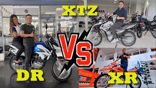 Yamaha XTZ150 VS Honda XR 150 VS Suzuki DR 150  CUAL COMPRAR [upl. by Veda]