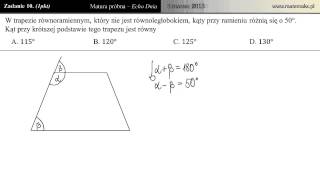 Zadanie 10  Matura próbna 05032013 Echo Dnia [upl. by Tarkany579]