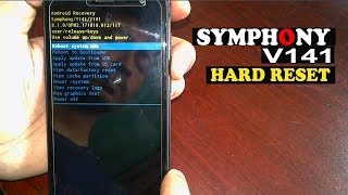 Symphony V141 hard reset  Symphony V141 Unlock Pin Pattern Lock [upl. by Adnohrahs]