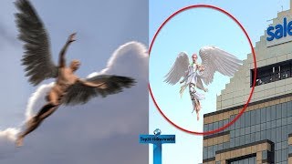 Top 10 Angels Caught On Camera Flying amp Spotted In Real Life [upl. by Itsym]