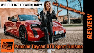 Porsche Taycan GTS Sport Turismo 2022 Das BESTE Elektroauto Fahrbericht  Review  Test  Sound [upl. by Ahseem]