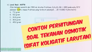 Contoh Soal Tekanan Osmotik  Sifat Koligatif   Kimia [upl. by Maribel]