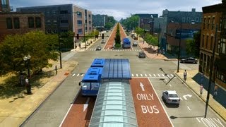 BRT Chicago—Ashland Avenue Bus Rapid Transit [upl. by Ruffi]