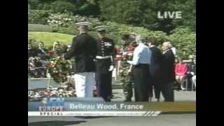 Part 2 2012 Memorial Day Ceremony at AisneMarne American Cemetery [upl. by Scornik653]