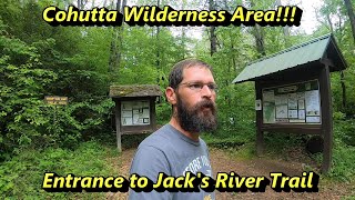 Cohutta Wilderness Area and Entrance to Jacks River Trail [upl. by Xad]