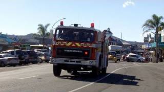 Siren Goes Off Fire Rescue Respond Whitianga NZ 10 Apr 2010 [upl. by Marmion]