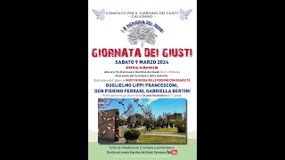 Live Streaming Giornata dei Giusti  Giardino dei Giusti Calvisano  09032024 [upl. by Gudrun]