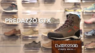 Lowa  Predazzo GTX  Chaussure de randonnée  Snowleadercom [upl. by Nyladnarb]