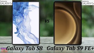 samsung galaxy Tab S8 vs samsung galaxy Tab S9 FE PLUS [upl. by Pesvoh]