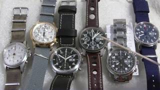 A bunch of automatic chronographs ETA 7750 [upl. by Asylla]