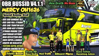 OBB BUSSID V411 SOUND MERCY OH1626 XHD JB3 GRAFIK REALISTIS BUS SIMULATOR INDONESIA [upl. by Hgielek]