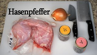 Making Hasenpfeffer Rabbit Stew Carnivore [upl. by Hector967]