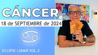 CÁNCER  Horóscopo de hoy 18 de Septiembre 2024 [upl. by Binnings]