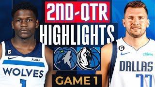 Minnesota Timberwolves vs Dallas Mavericks  Game 1 Highlights 2ndQTR  WCF  2024 NBA Playoffs [upl. by Yael]