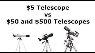 The 5 Telescope vs a 50 and 500 Telescopes [upl. by Odella]